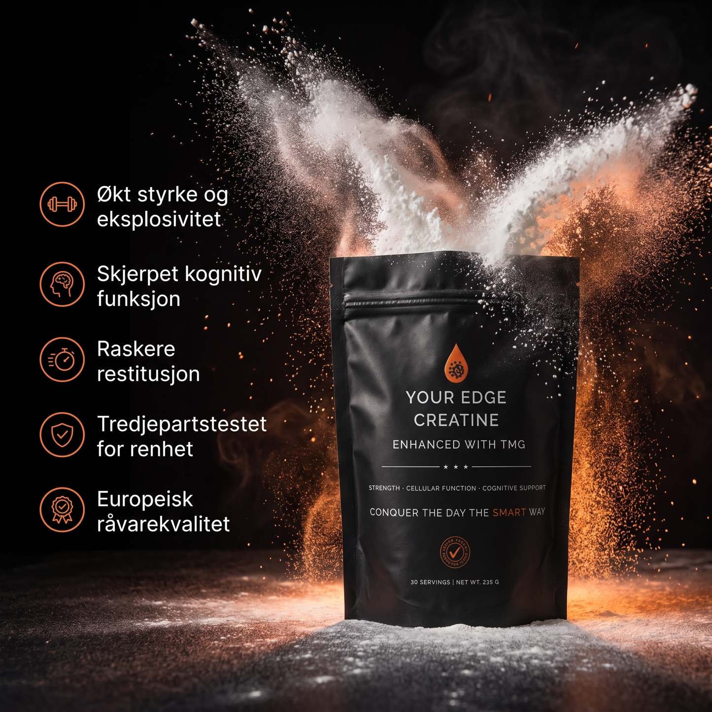 
                  
                    Your edge kreatin - Enhanced with TMG 225g
                  
                