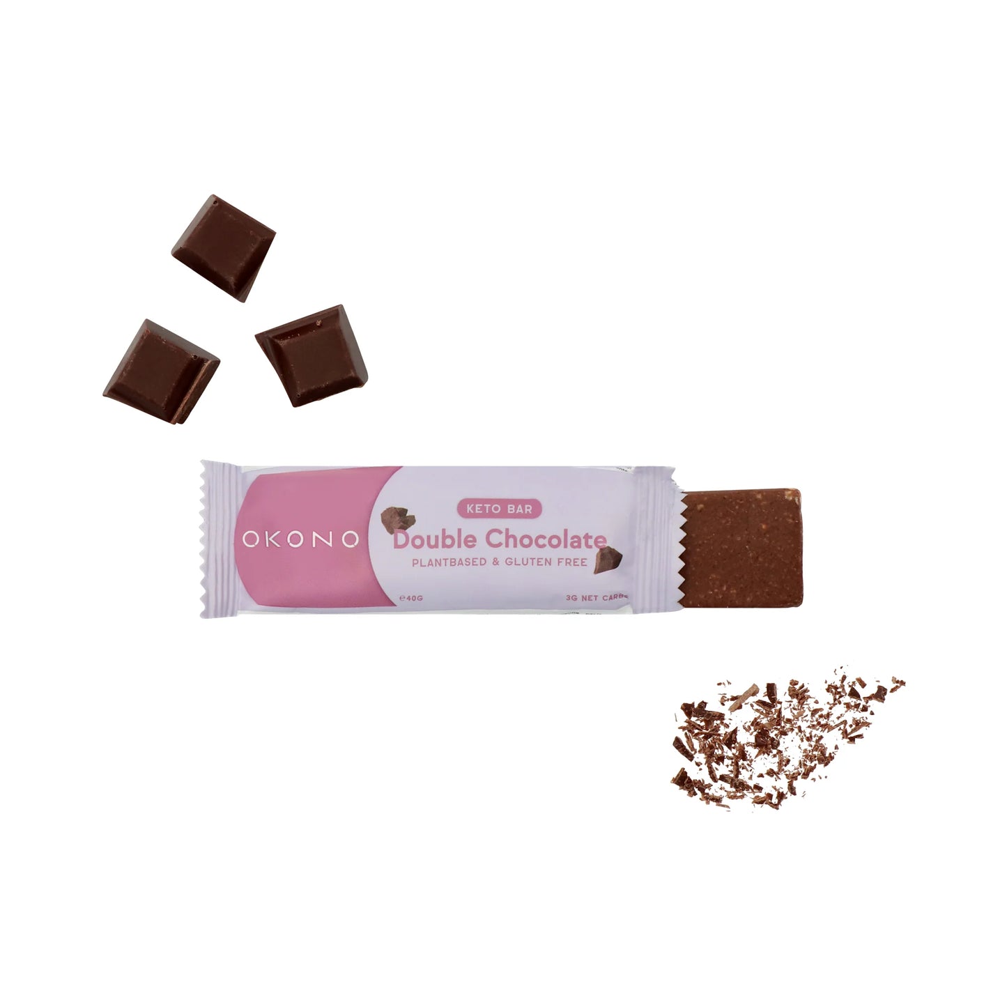 
                  
                    Okono - Keto Bar Double Chocolate (40g)
                  
                