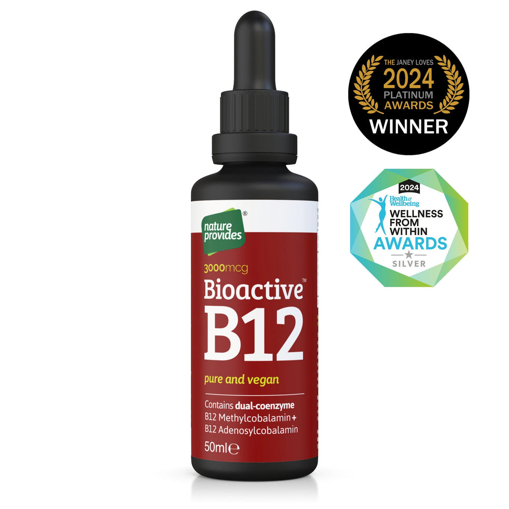 Nature Provides Liquid Vitamin B12 (Bioactive B12, 3000 mcg)