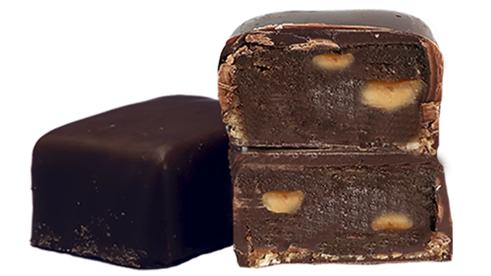 
                  
                    Vegansk & økologisk - Mørk sjokolade- og pepperkakebar
                  
                