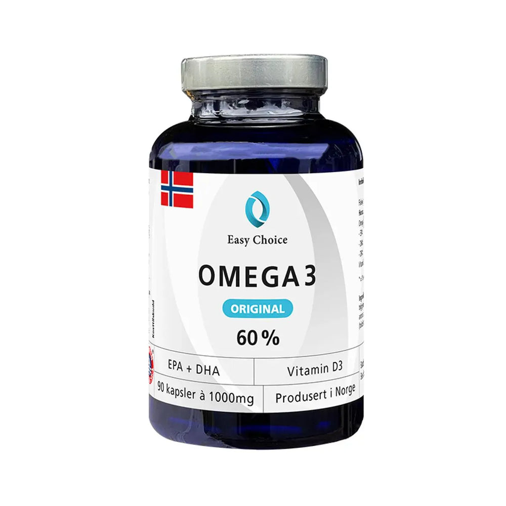 Easy Choice flytende Omega 3 Kapsler Original 60%