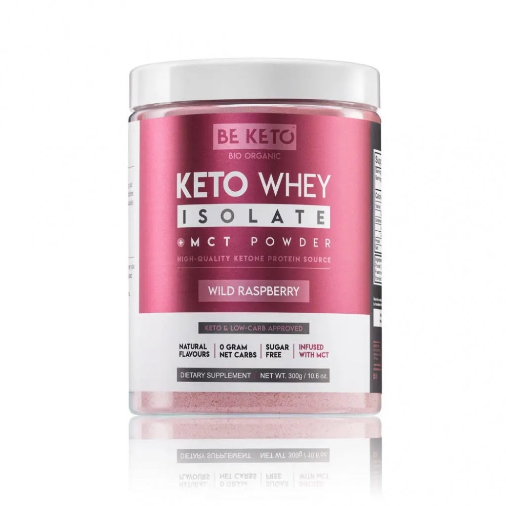 Keto Whey Isolat + MCT – Villbringebær 300G