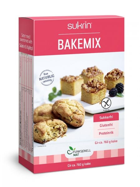 
                  
                    Sukrin Bakemix, glutenfri og sukkerfri (340g)
                  
                
