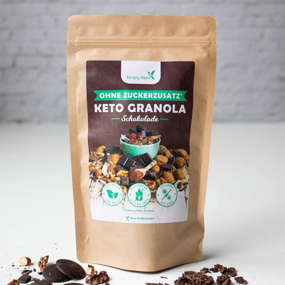 Simply Keto - sprø sjokolade granola (500g)