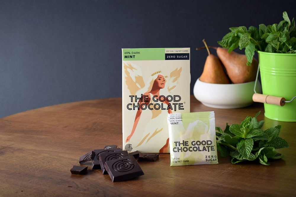 
                  
                    The Good Chocolate - sukkerfri Mint sjokolade (70g)
                  
                