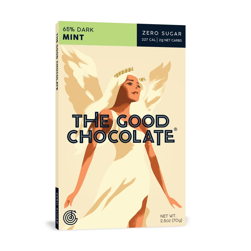 
                  
                    The Good Chocolate - sukkerfri Mint sjokolade (70g)
                  
                